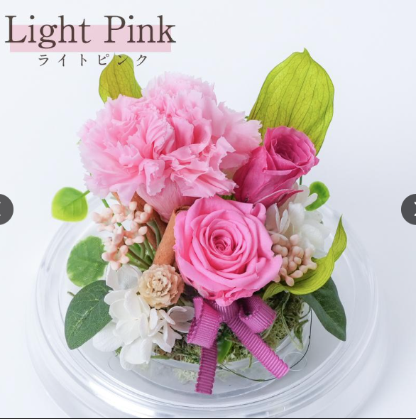 プリザ専花商品【マザーズガーデン】ピンク