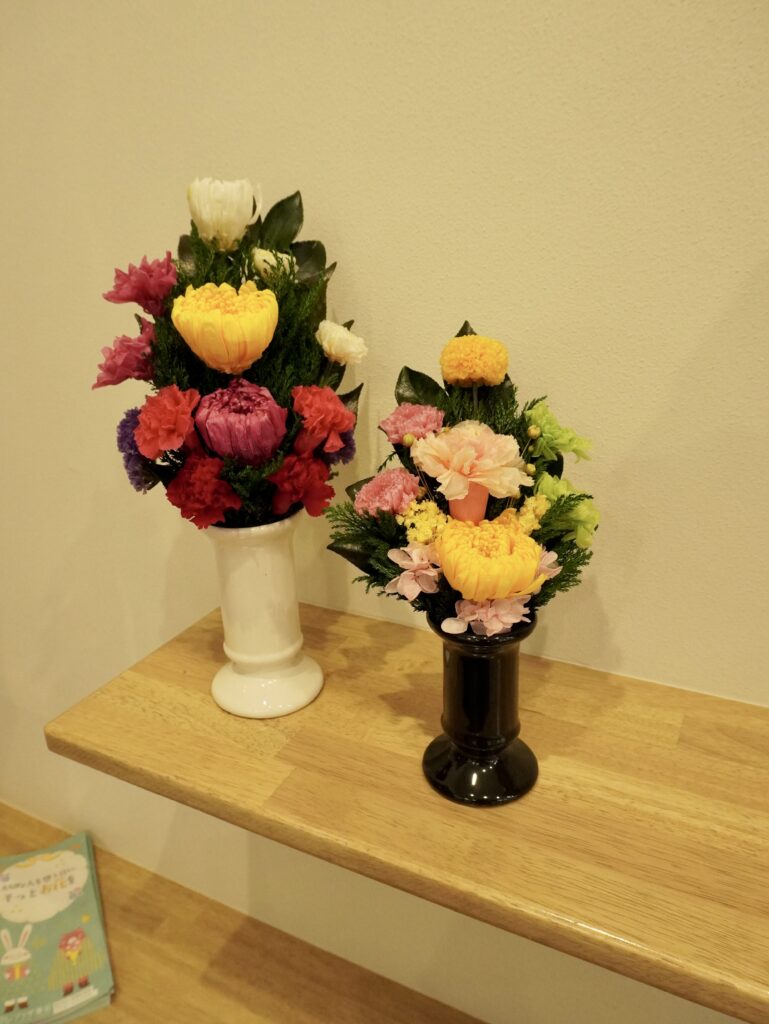 プリザーブドフラワー仏花写真